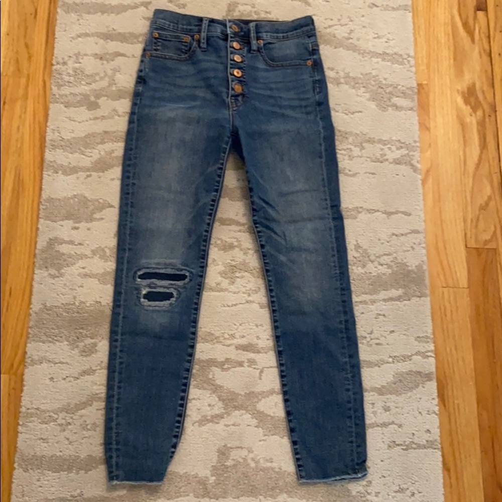 Jcrew 5 button toothpick denim